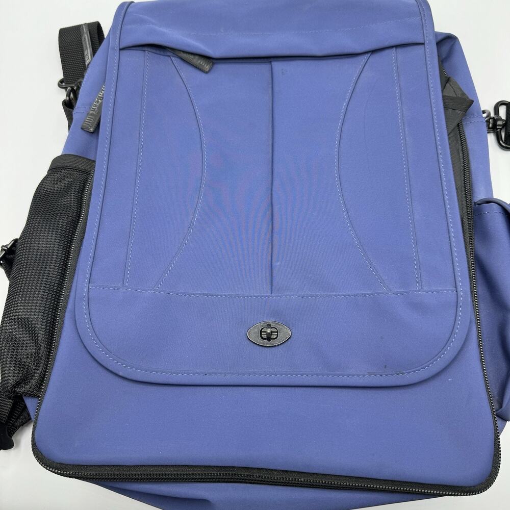 LL Bean Blue Traveler Backpack - Picture 2 of 13